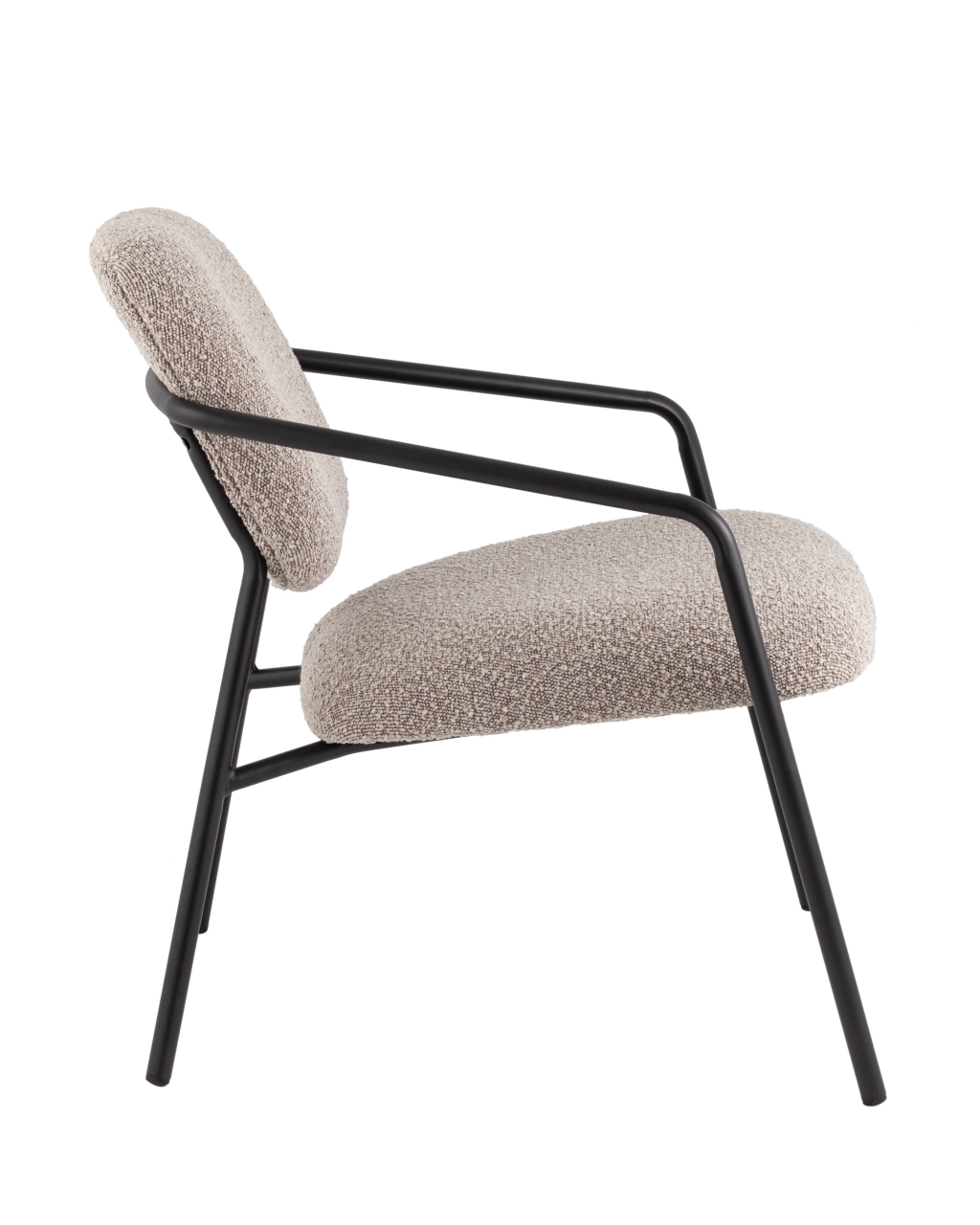 Кресло лаунж Rooney серый