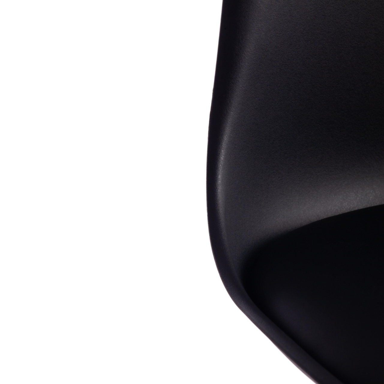 Стул барный TULIP BAR (mod. C1014H-1) пластик/дерево, 42 х 47,5 х 104 см, Black (Черный) 3010/ натуральный