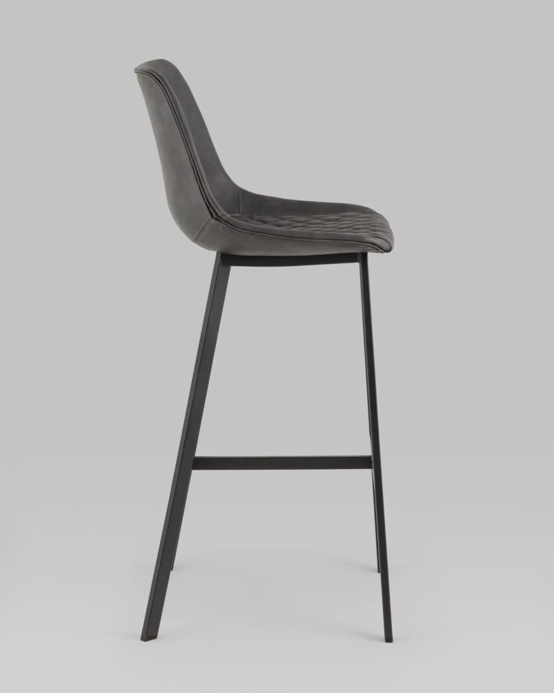 Стул барный TEXAS экокожа Серый