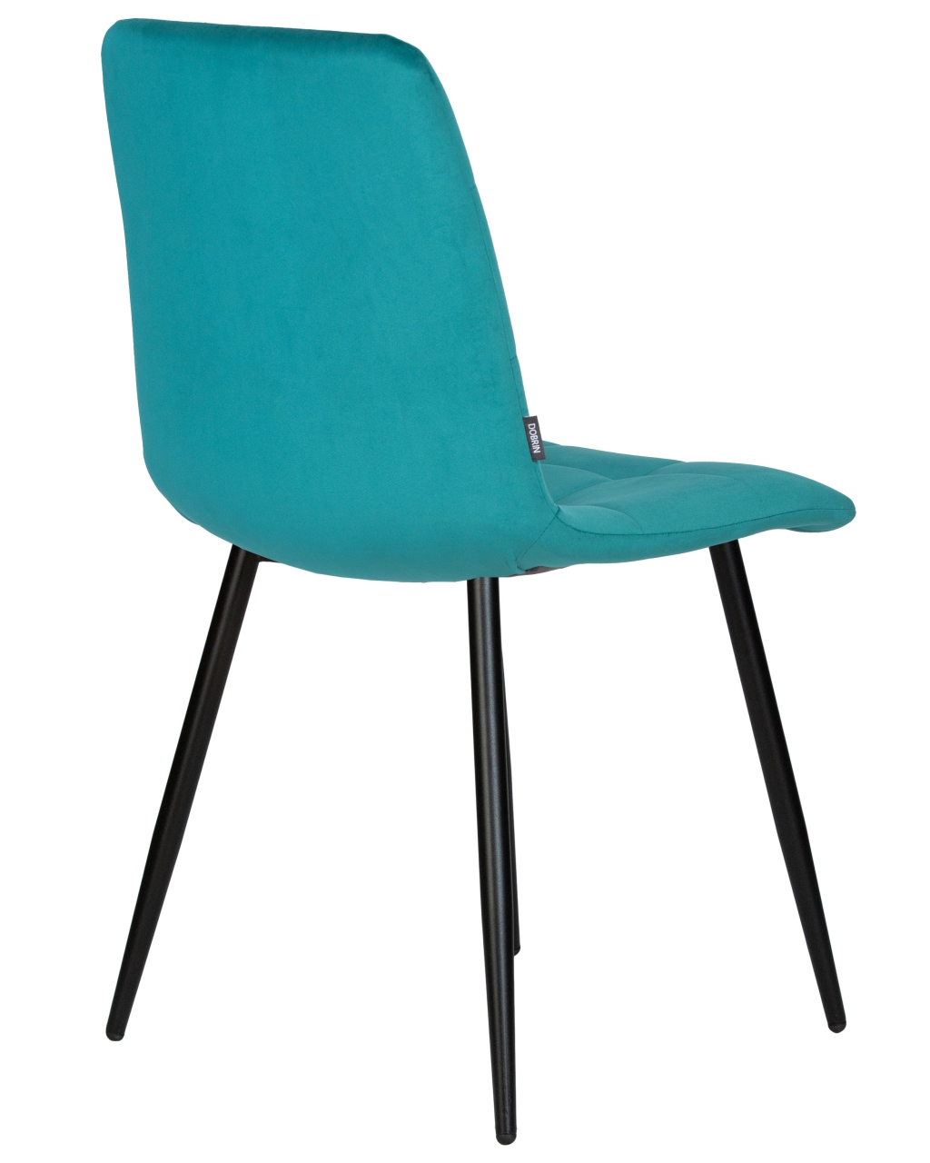 Стул обеденный DOBRIN CHILLY (Морской волны Holland 56, основание черное) 4 шт