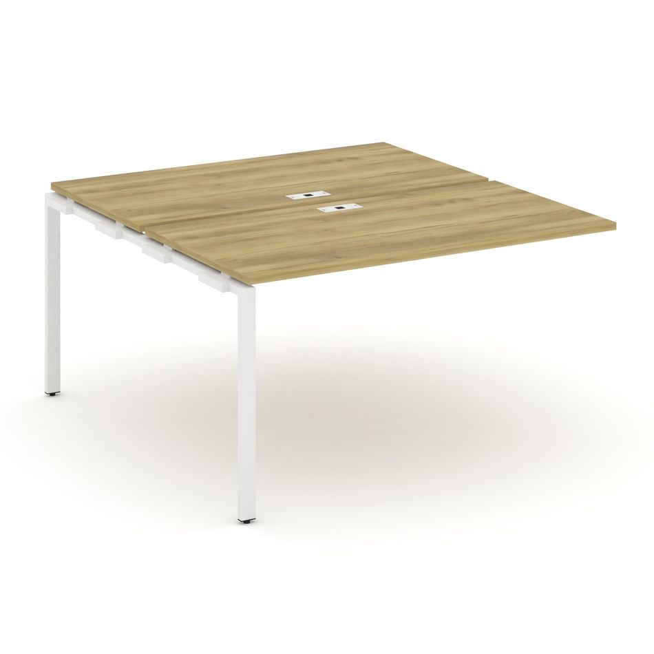 Двойной наборный элемент рабочей станции CONCEPT CN.DNRS-003 Дуб Винченцо Белый