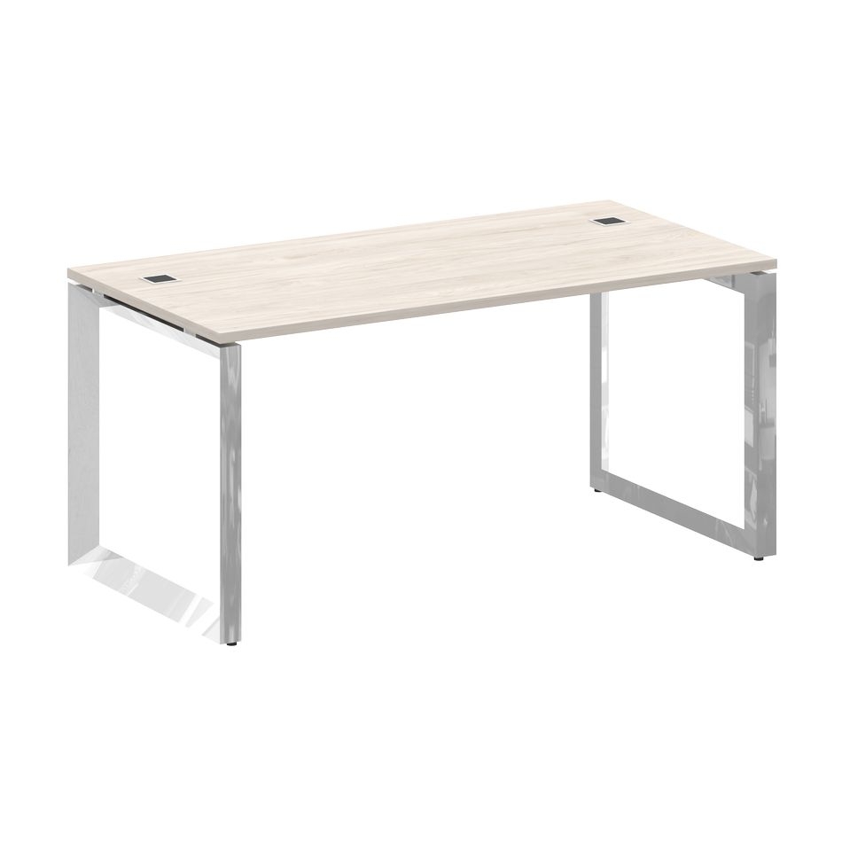 Стол рабочий руководителя на О-образном м/к ONIX DIRECT LUX M-O.MO-SRR-4.8 Денвер светлый