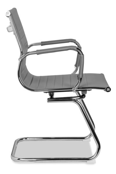 Кресло для посетителей CЛГ-620 ЛКСХ-C Грей / CLG-620 LXH-C Grey