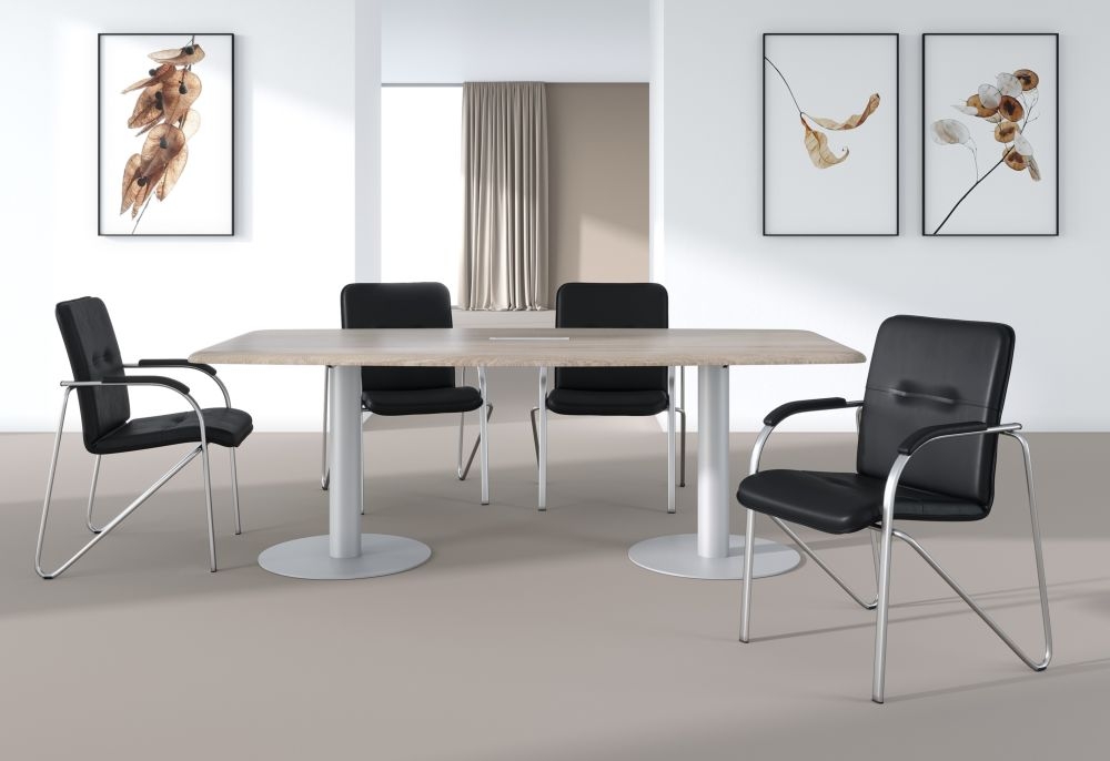 Кресло посетителя CHAIRMAN 850 Н (N) (комплект из 6 шт) Черный