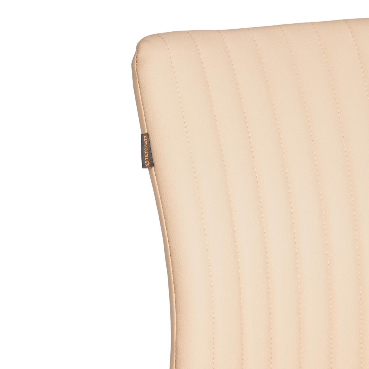 Стул обеденный Monte Carlo TREND, экокожа, бежевая, 49х51х93 см