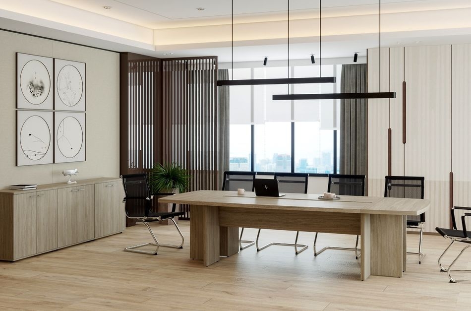 Стол переговорный большой Wing WN.501.OL Дуб светлый