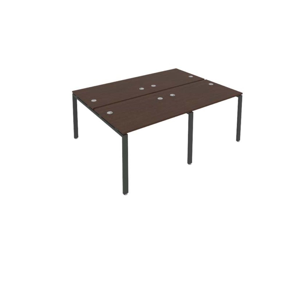Рабочая станция на 4 раб.места Metal System БП.СМ-4.1 Венге/Антрацит