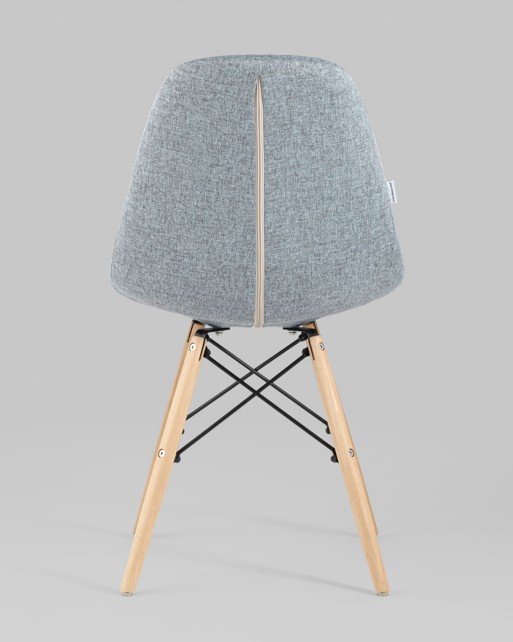 Стул DSW SOFT рогожка Серо-голубой