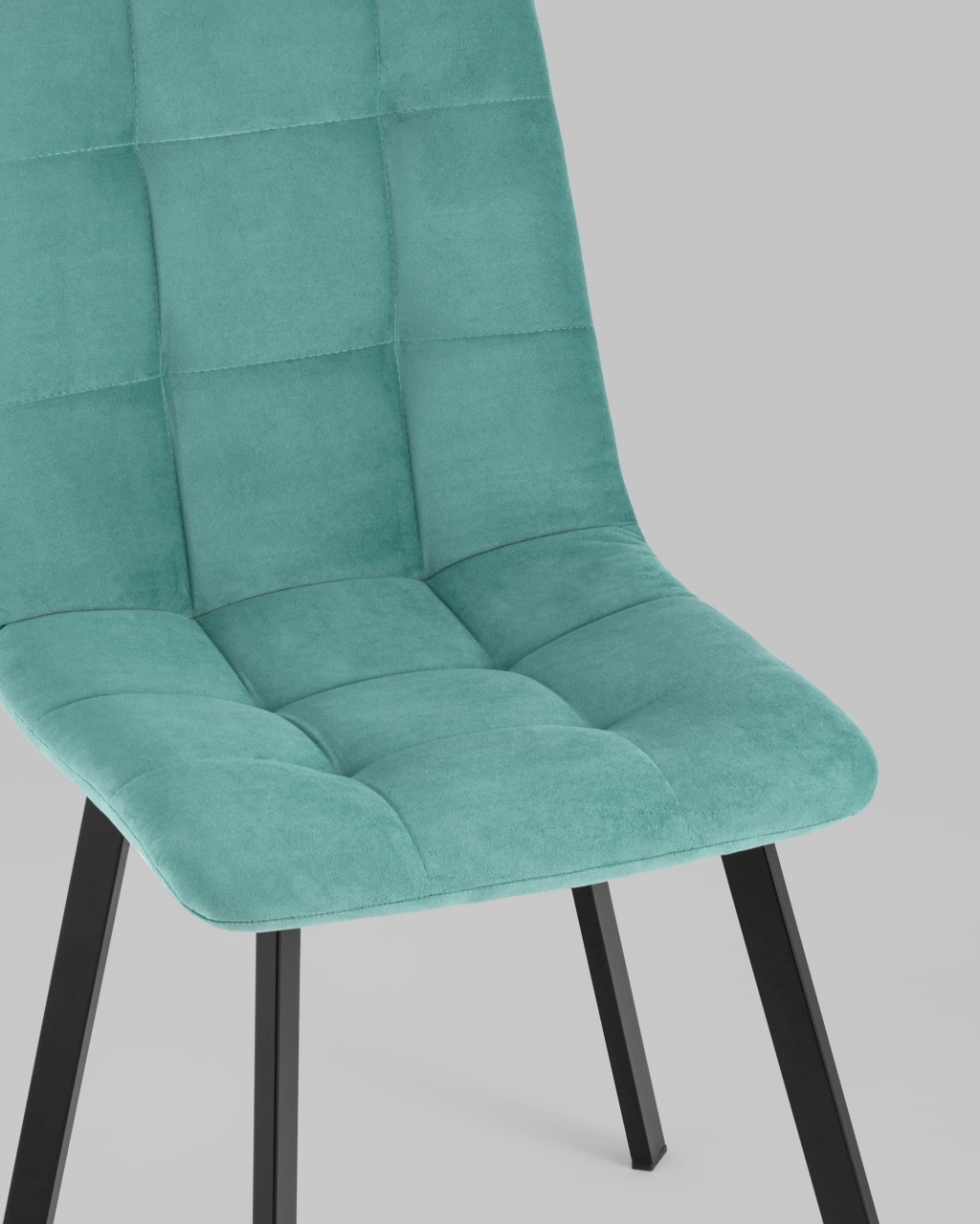 Стул Oliver Square велюр Мятный