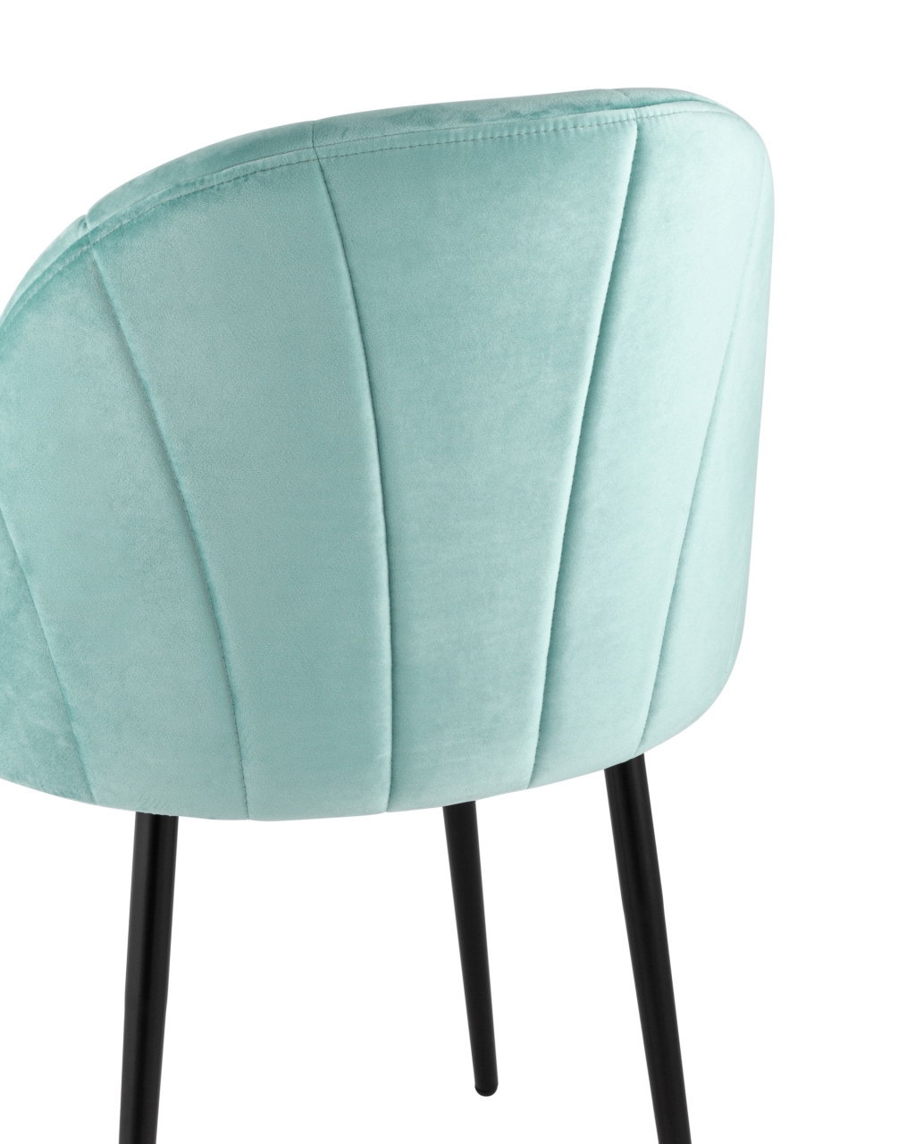 Стул Логан NEW велюр Пыльно-голубой