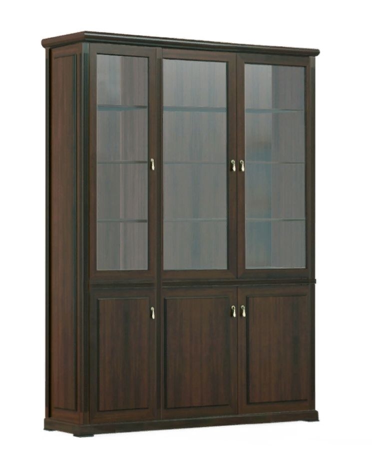 Шкаф для бумаг, 3 створки левый MINISTRY Композиция 6.1 Южный орех