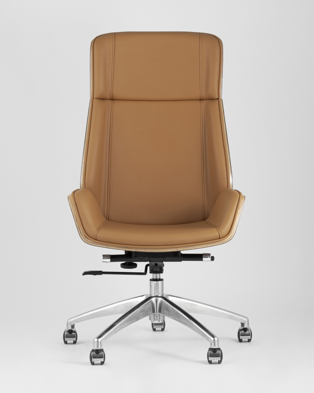 Кресло руководителя ТопЧаирс Cровн Коричневое / TopChairs Crown