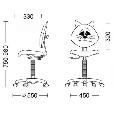 Кресло детское CAT