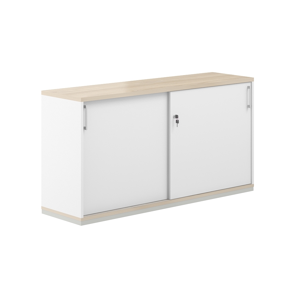 Шкаф-купе 2 ур. 1238х400х750 АГ.241.ВХ.АР.ВХ / AG.241.WH.AR.WH