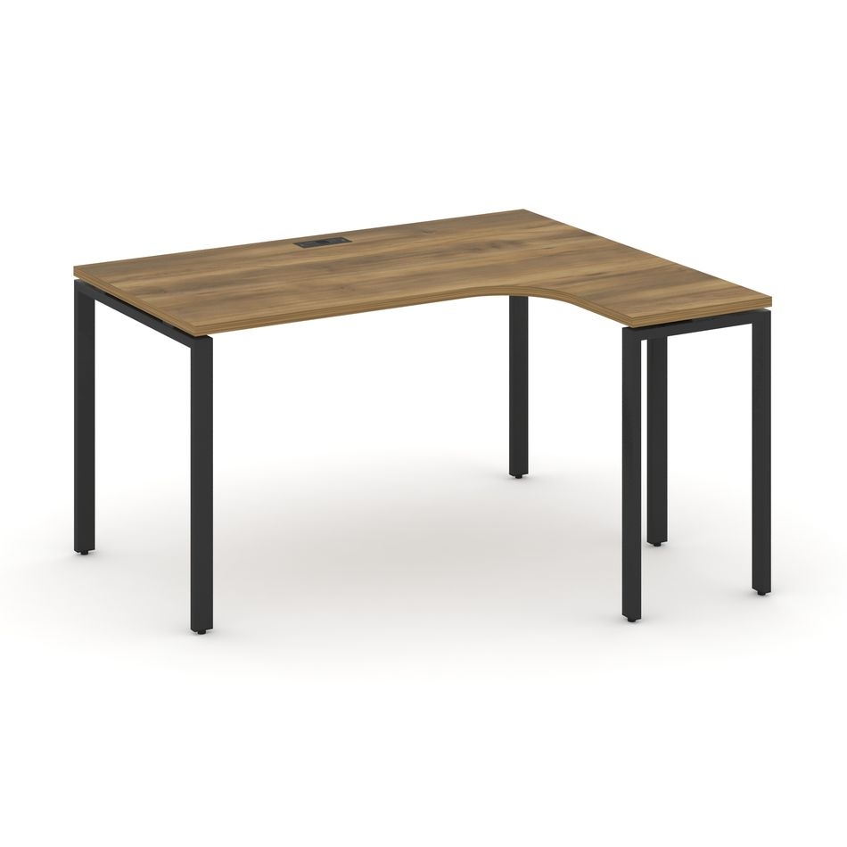 Стол эргономичный правый CONCEPT CN.SA-001(R) Сандал Янтарный Черный