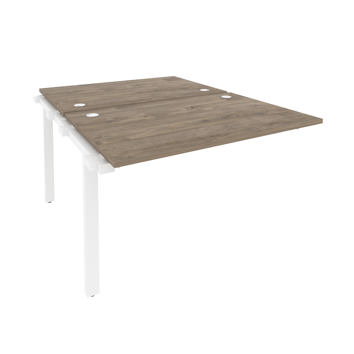 Наборный элемент рабочей станции на м/к ONIX O.M-2.NRS-2.8 Тиквуд Темный/Белый