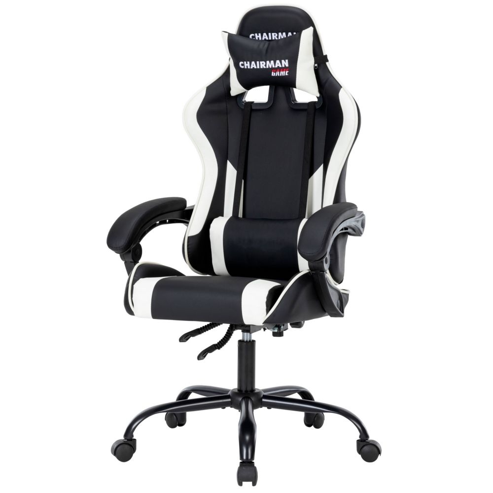 Геймерское кресло CHAIRMAN CH41 Черный-белый