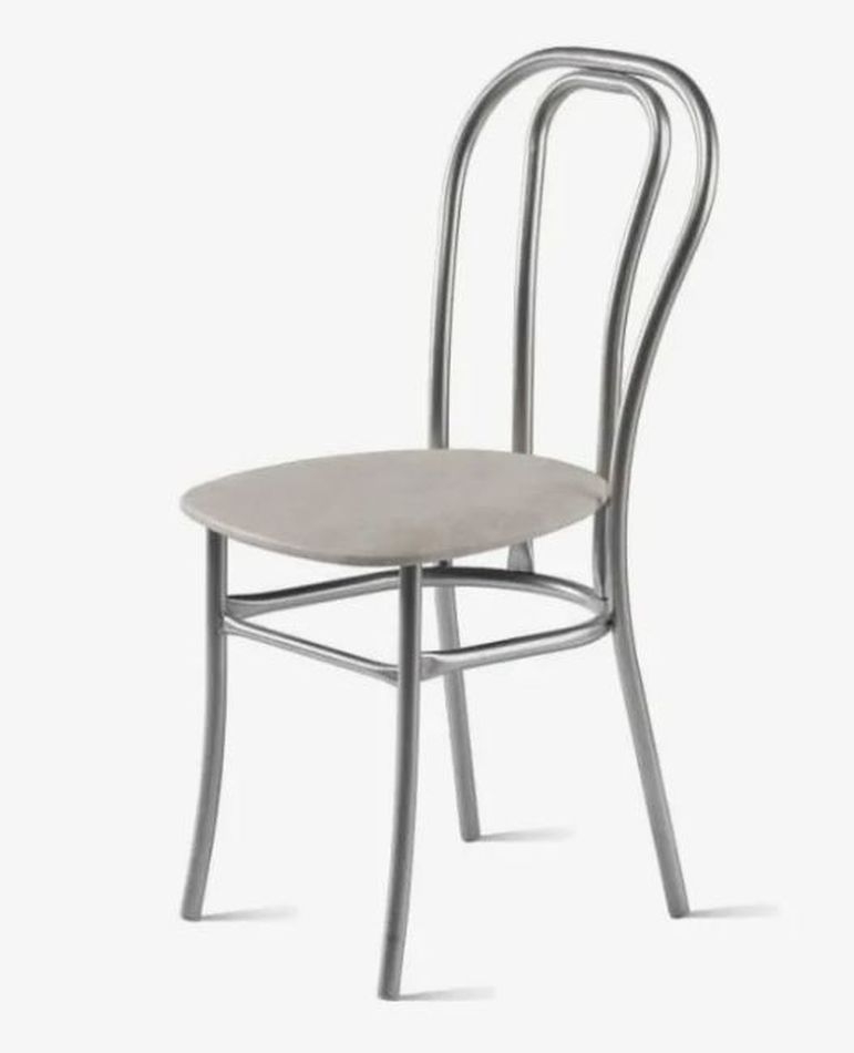 Стул Венский 400х490 мм Кофе с молоком/Алюминий