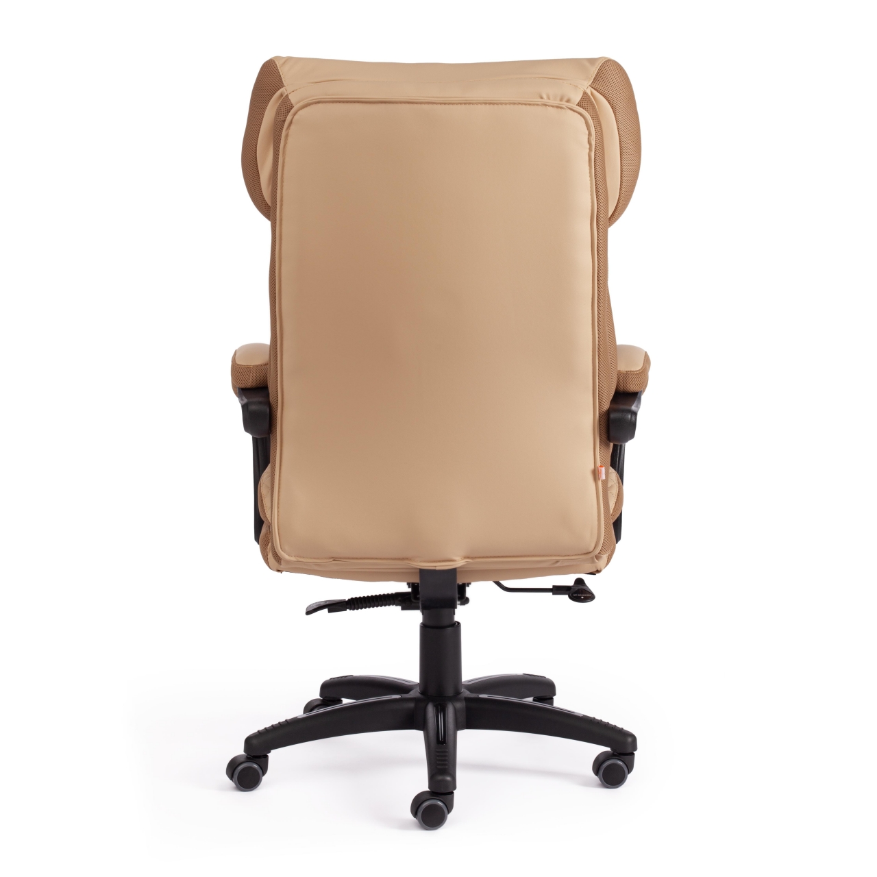 Кресло CHIEF кож/зам/ткань, бежевый/бронза, 36-34/21