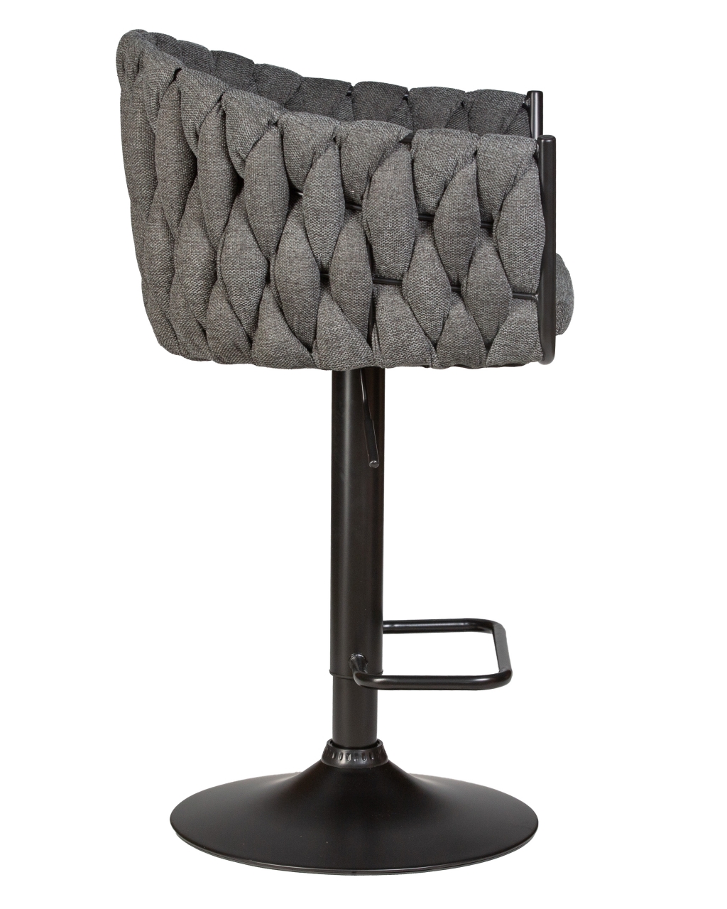 Стул барный DOBRIN LEON Графитовая ткань LAR-275-21