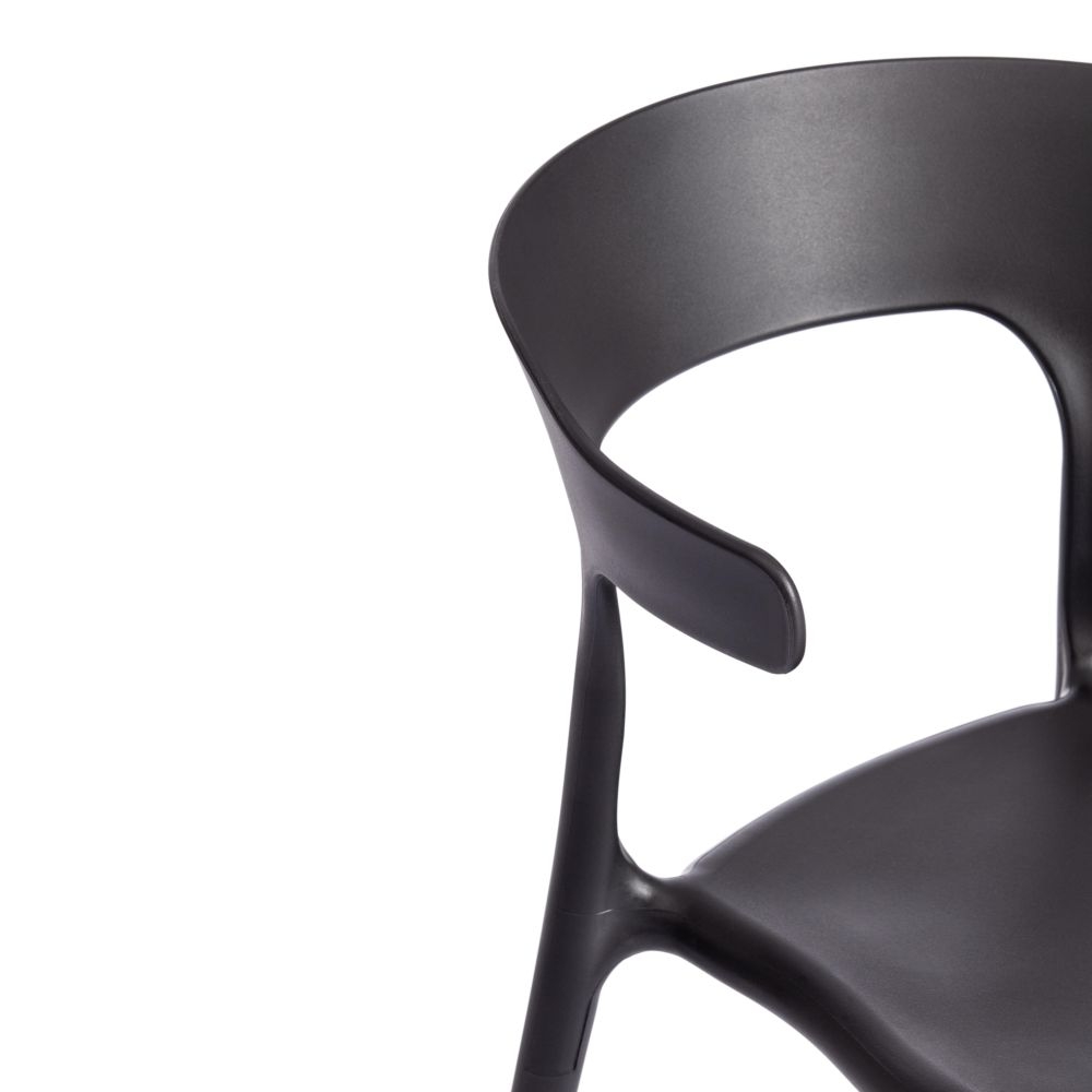 Стул TON (mod. PC33) / 1 шт. в упаковке пластик, 49 x 52 x 74 см, Black (черный) 05