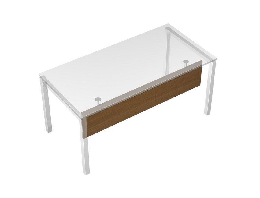 Экран с кронштейнами крепления стола 120 Profiquadro КВ 801 Орех ногаро/белый премиум