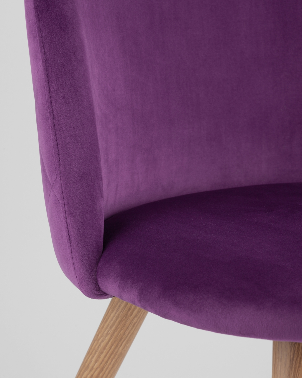 Стул Лион с ромбами Лиловый