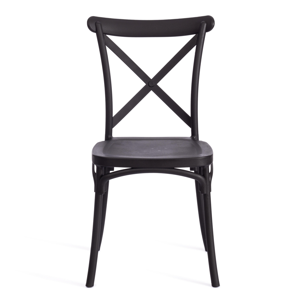 Стул CROSS (mod. PL24) пластик, 48 х 58 х 89 см, Black (черный) 05