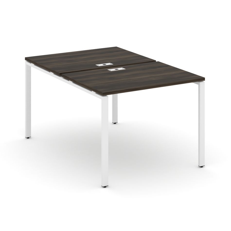 Рабочая станция двухсторонняя на 2 места CONCEPT CN.DRS-001 Дуб Мали Белый