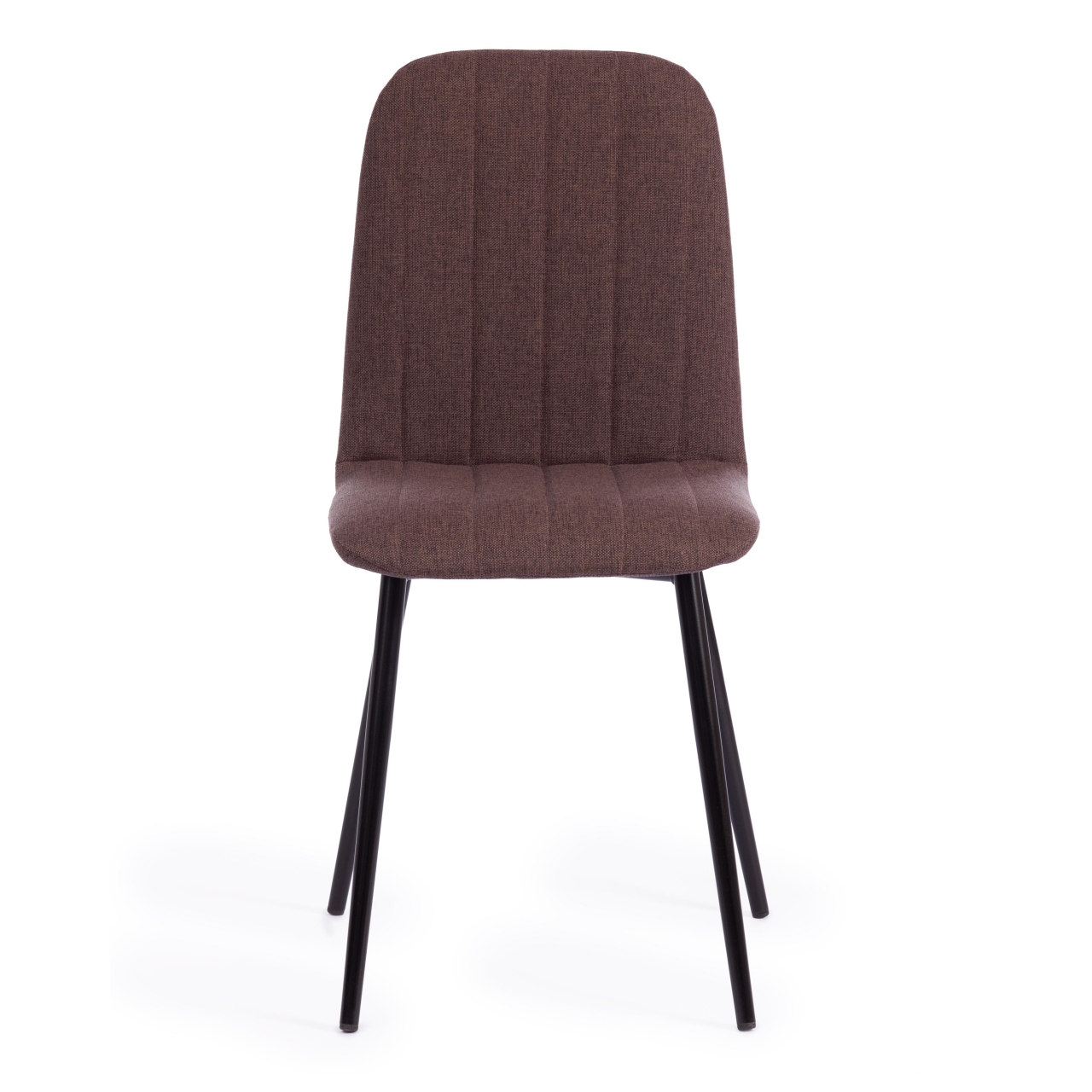 Стул ARC ткань/металл, 46 х 52 х 88 см, коричневый 01/черный