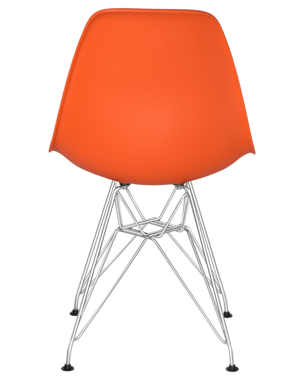 Стул обеденный DOBRIN DSR ножки хром Оранжевый O-02