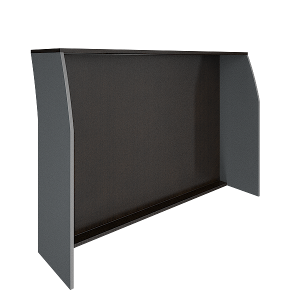 Стойка прямая 1600 Riva А.РС-4 Венге/Металлик