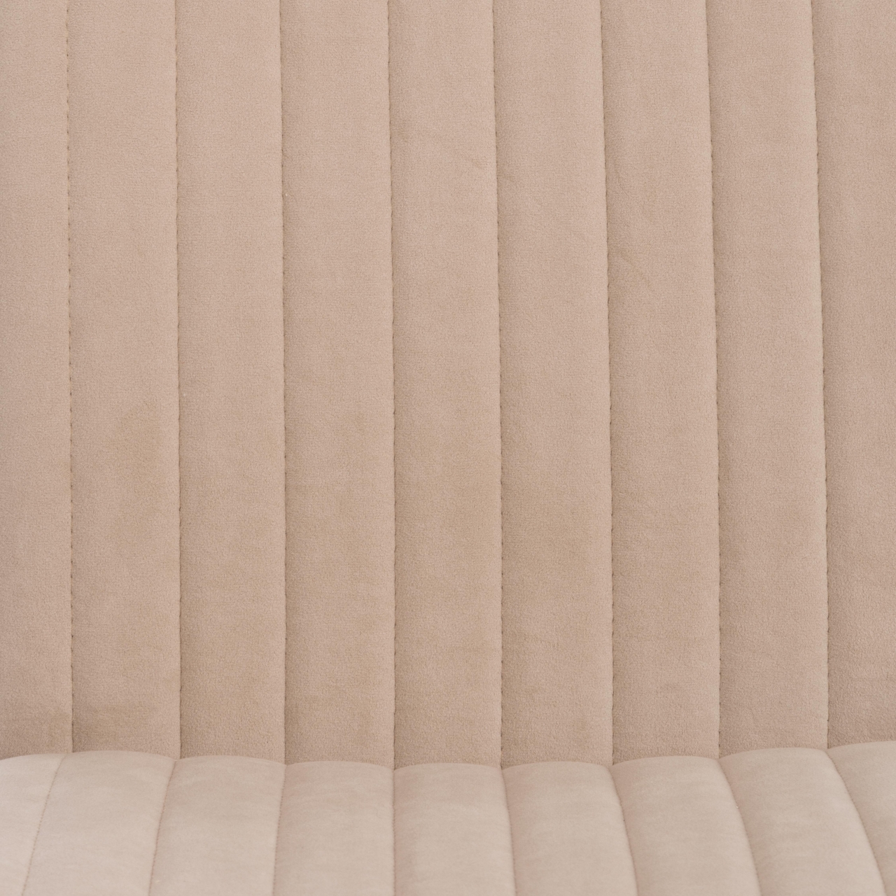 Стул обеденный Monte Carlo флок , 50х55х93, бежевый/черный, 7