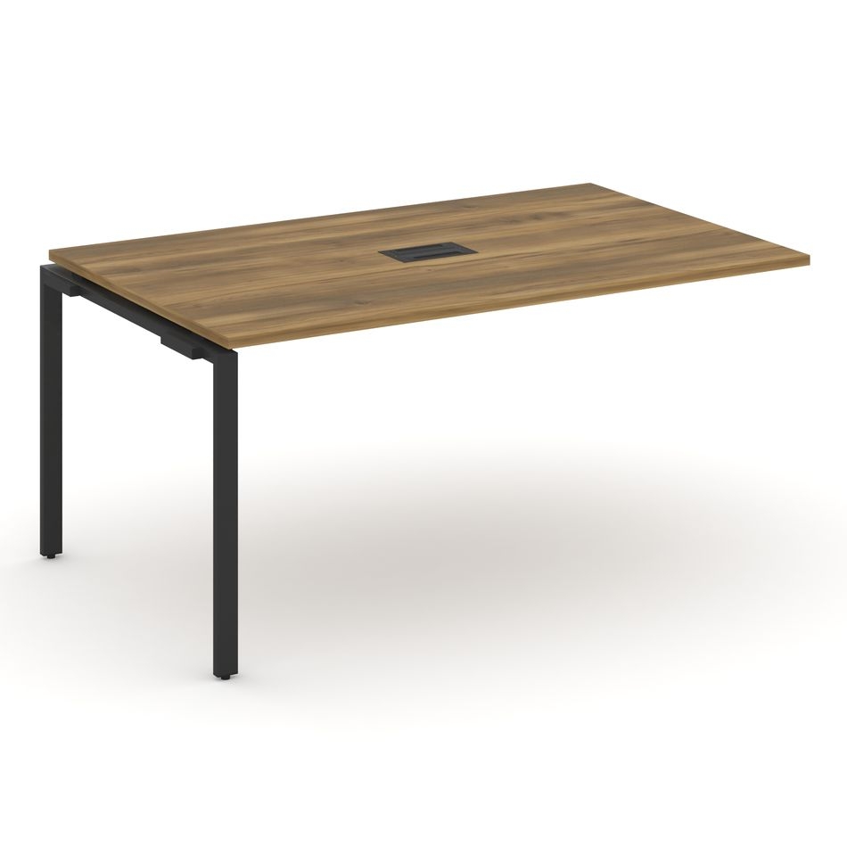 Проходной наборный элемент переговорного стола CONCEPT CN.NPRG-014 Сандал Янтарный Черный