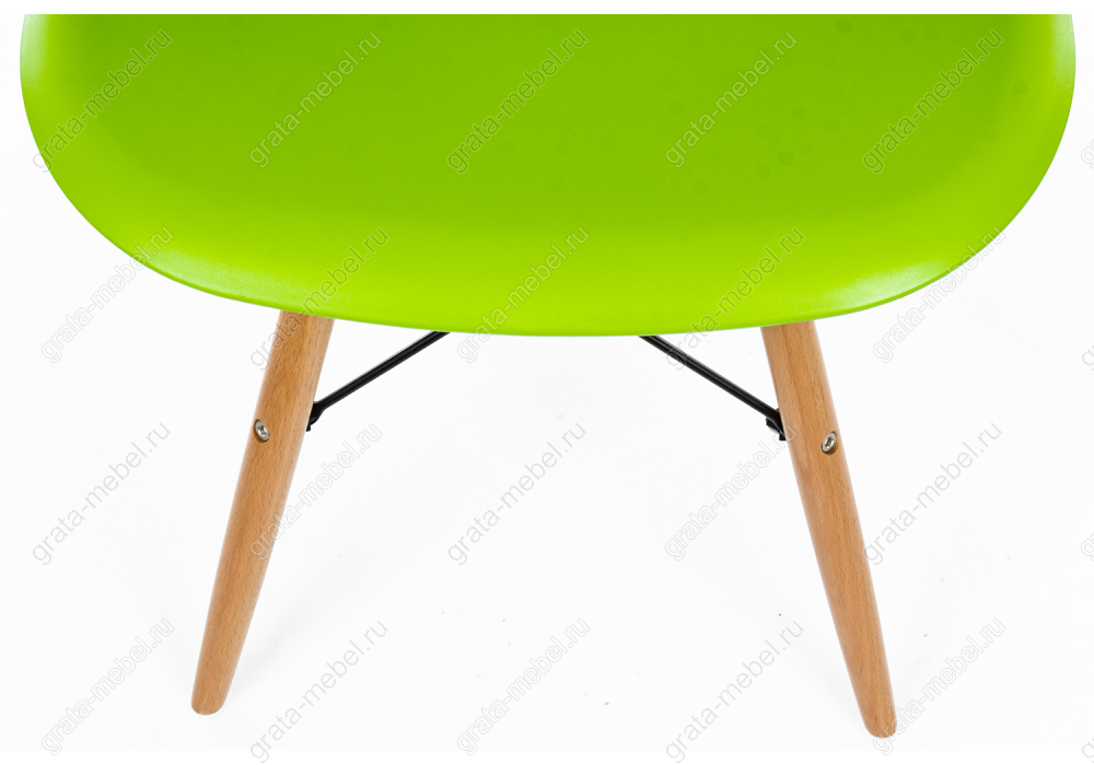 Стул деревянный Eames PC-015 green