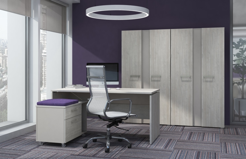 Набор мебели для персонала №2 Акация Морава/Кашемир