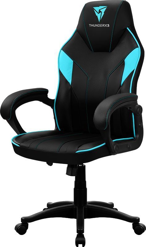 Геймерское кресло ThunderX3 EC1 Black-Cyan