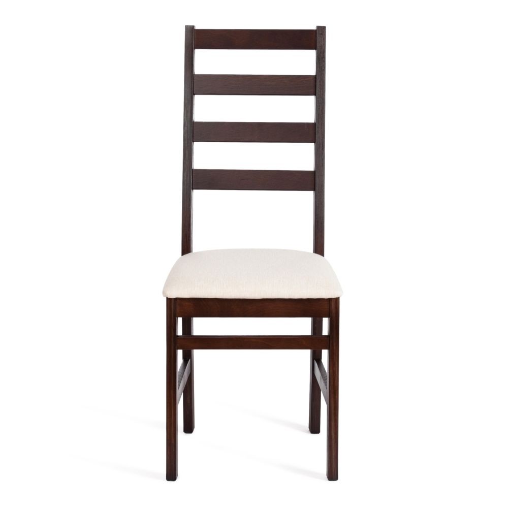 Стул ROSARIO многослойная фанера, 39 х 39 х 99 см, Cappuchino, ткань бежевая (81/10) разобранный