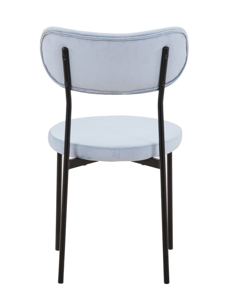Стул Барбара NEW велюр Серо-голубой
