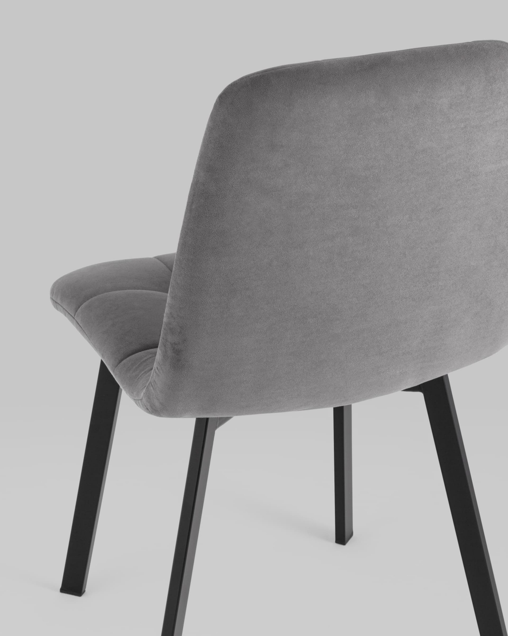 Стул Oliver Square велюр Темно-серый