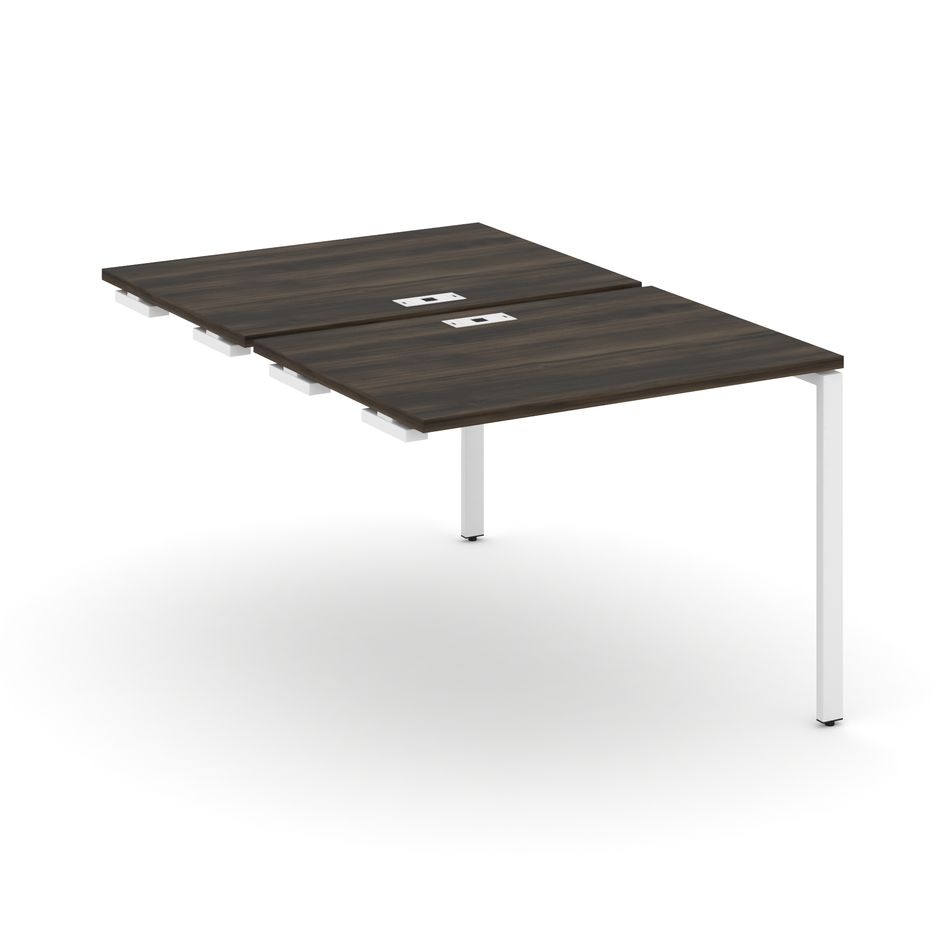 Двойной стол-приставка к опорным тумбам/шкафам CONCEPT CN.DSPR-001 Дуб Мали Белый