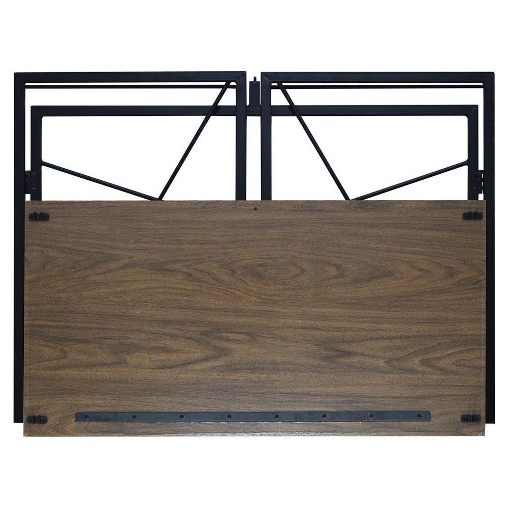 Стол на металлокаркасе BRABIX LOFT CD-002 Мореный дуб