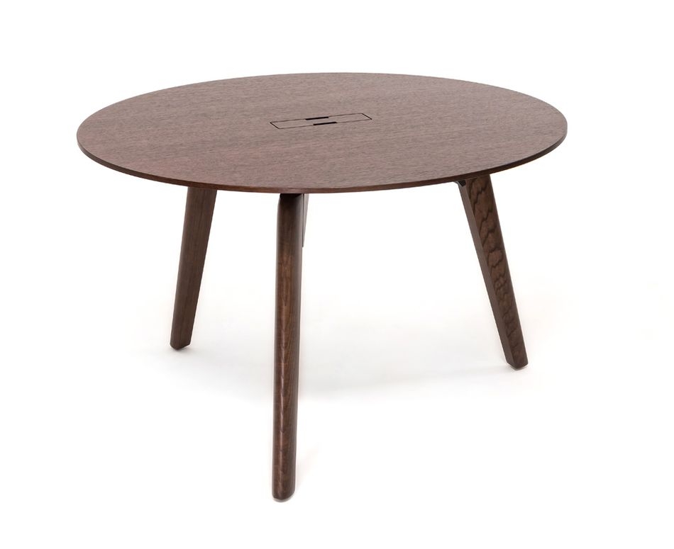 Стол для переговоров D120 RAIL RT.D120.V0 Дуб Табак