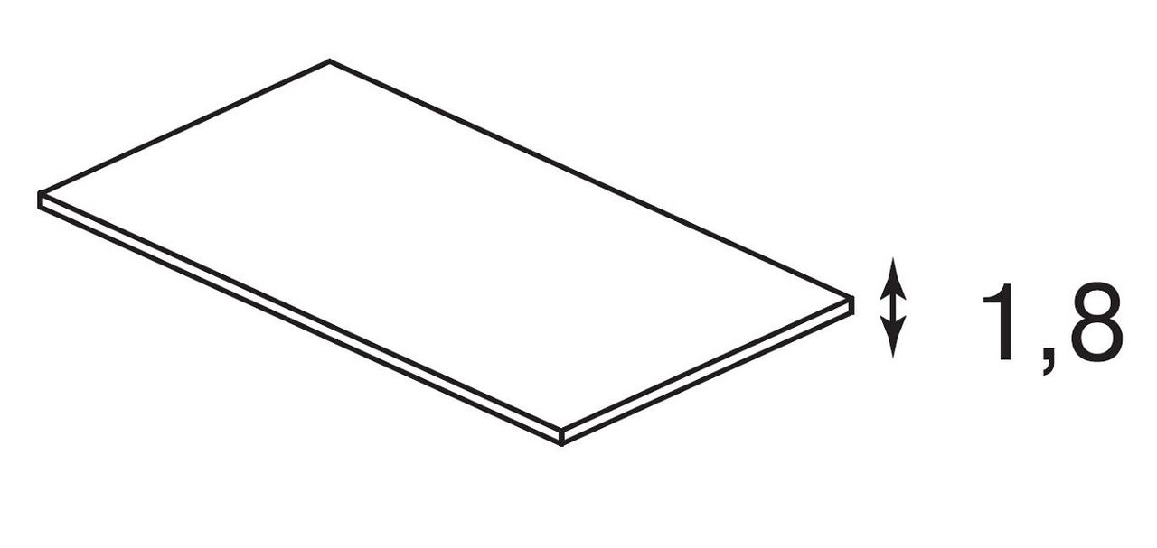 Factory Light DADO Топ L100 толщина 18мм Орех