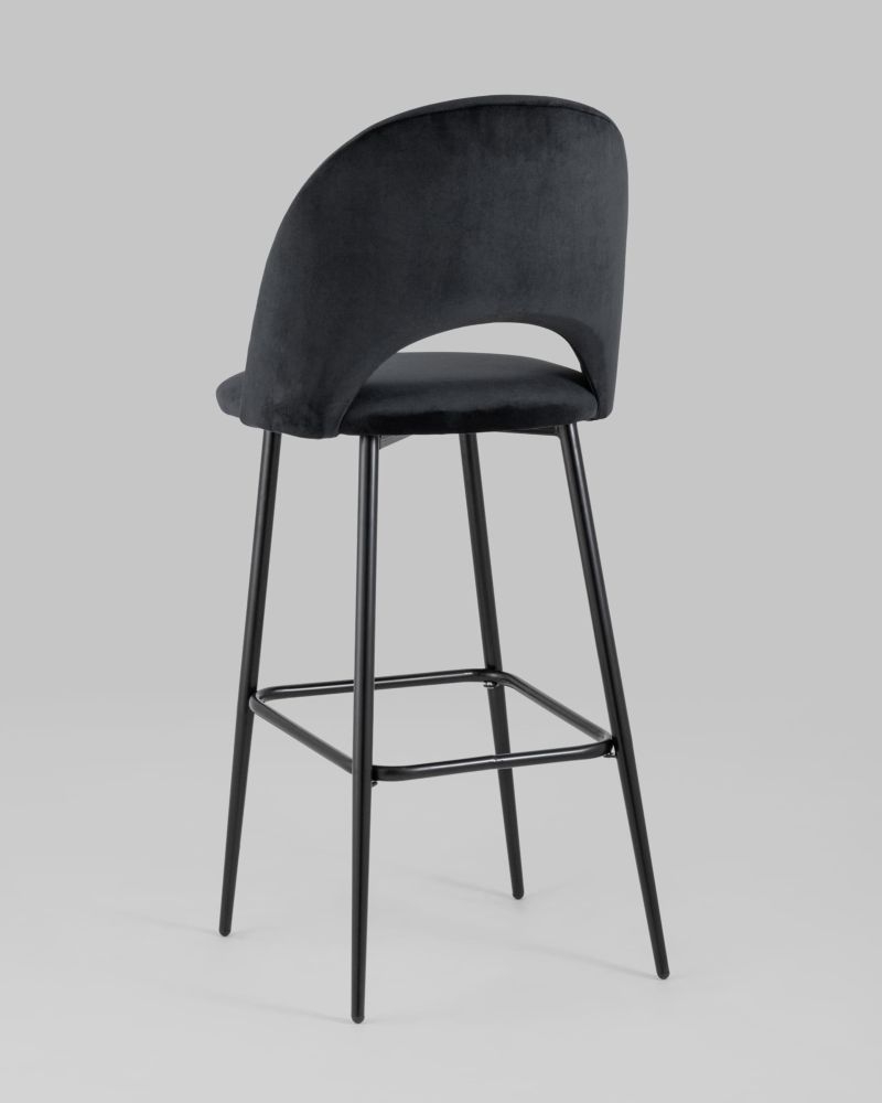Стул барный Меган Черный