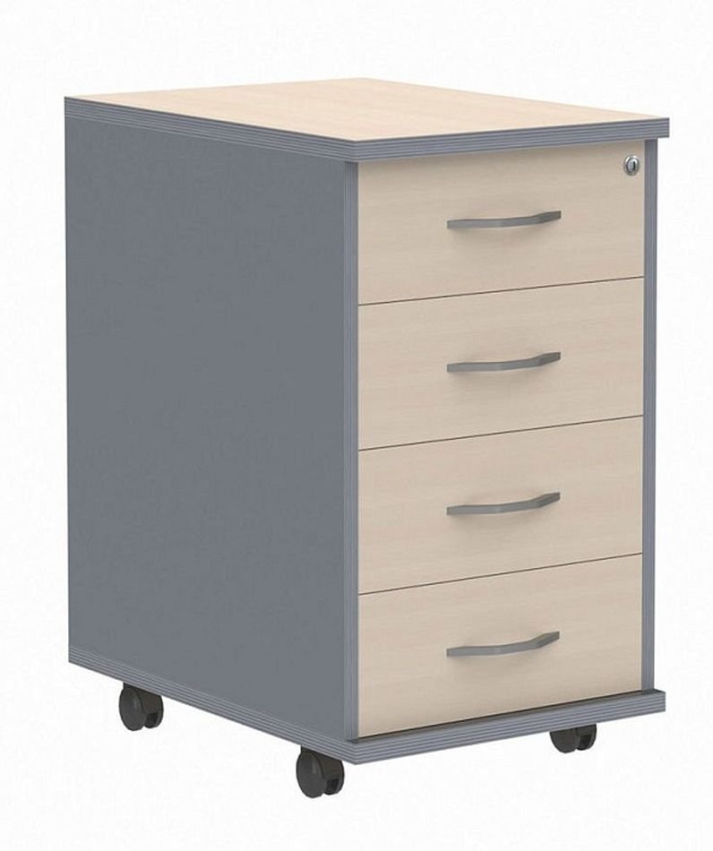 Тумба подкатная IMAGO ТМ-4.А Клен Металлик