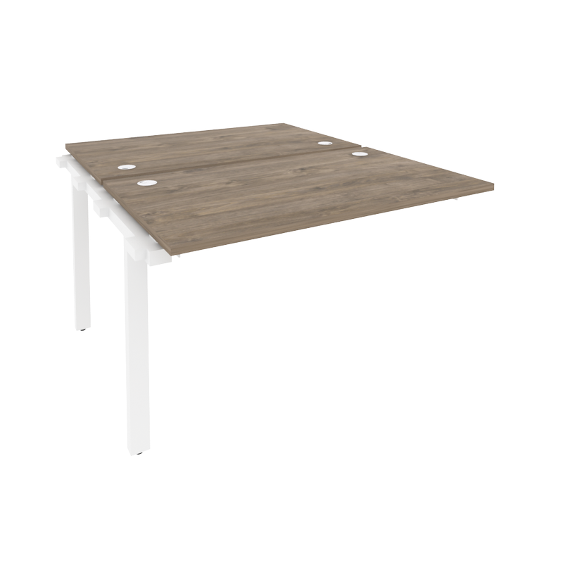 Наборный элемент рабочей станции на м/к ONIX O.M-2.NRS-2.7 Тиквуд Темный/Белый