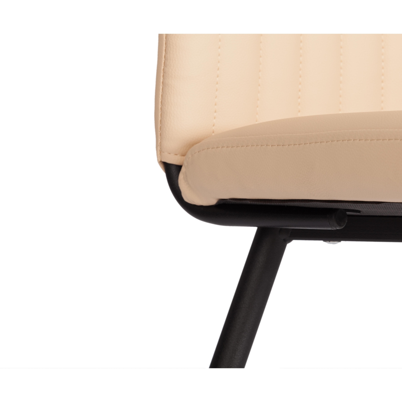 Стул обеденный Monte Carlo TREND, экокожа, бежевая, 49х51х93 см