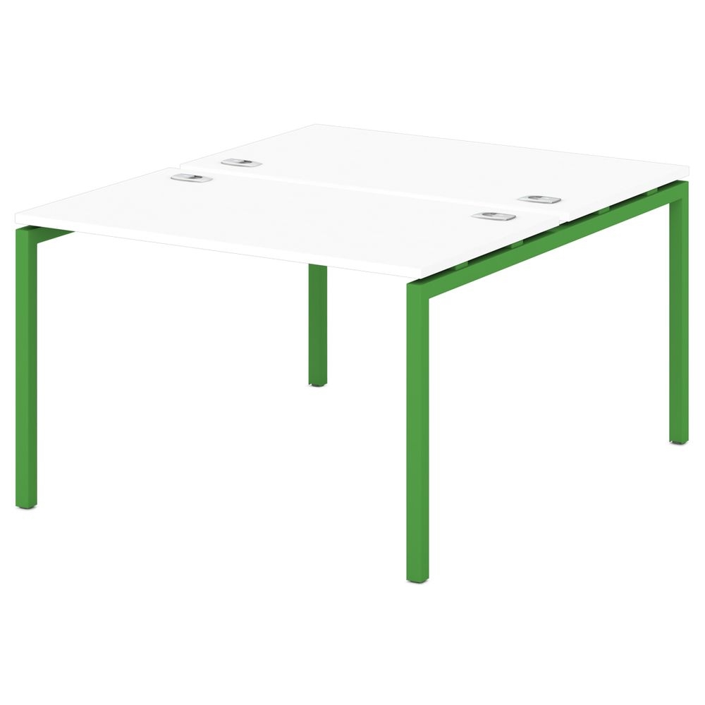 Стол-тандем на металлокаркасе S-47 Sentida Color Зеленый лайм