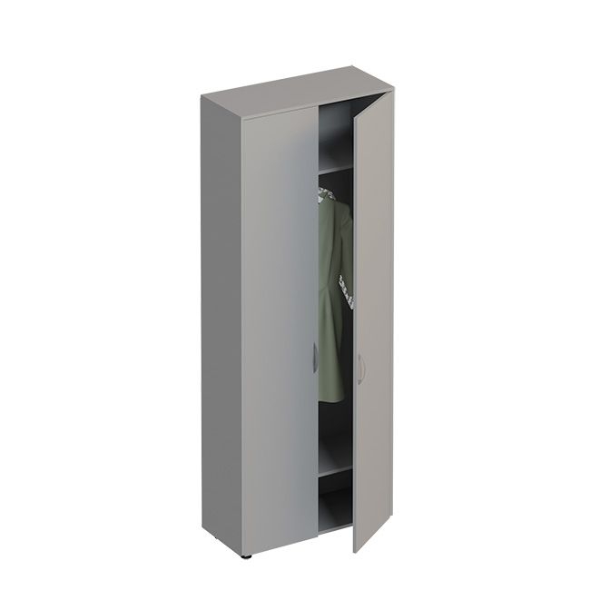 Шкаф для одежды высокий Формула ФР 310 Серый